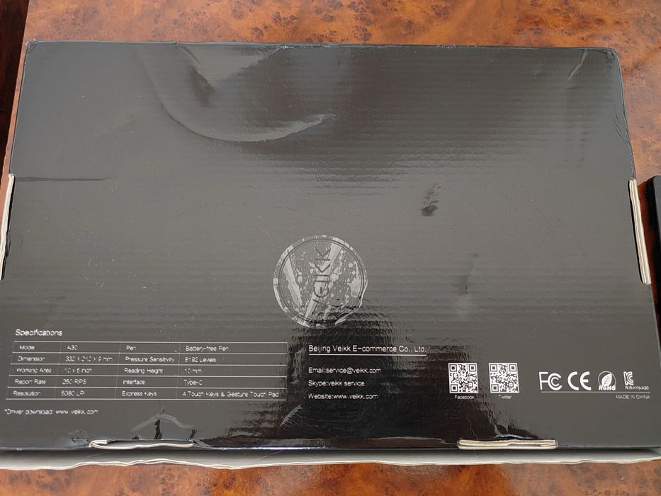 Графический планшет VEIKK A30 (10 x 6 дюймов)