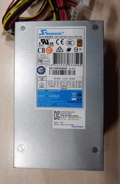 TFX Захранване Seasonic 300W Active PFC