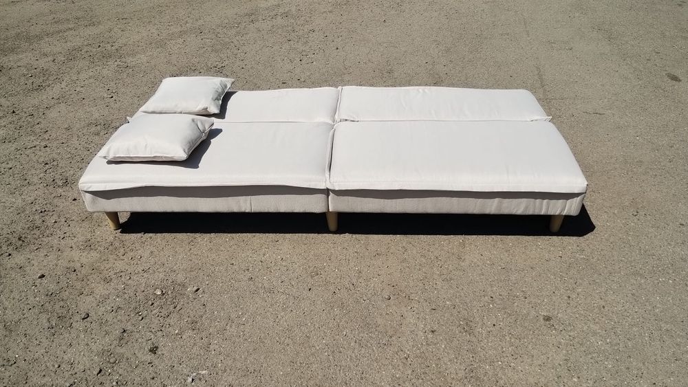Canapea extensibila crem 190cm