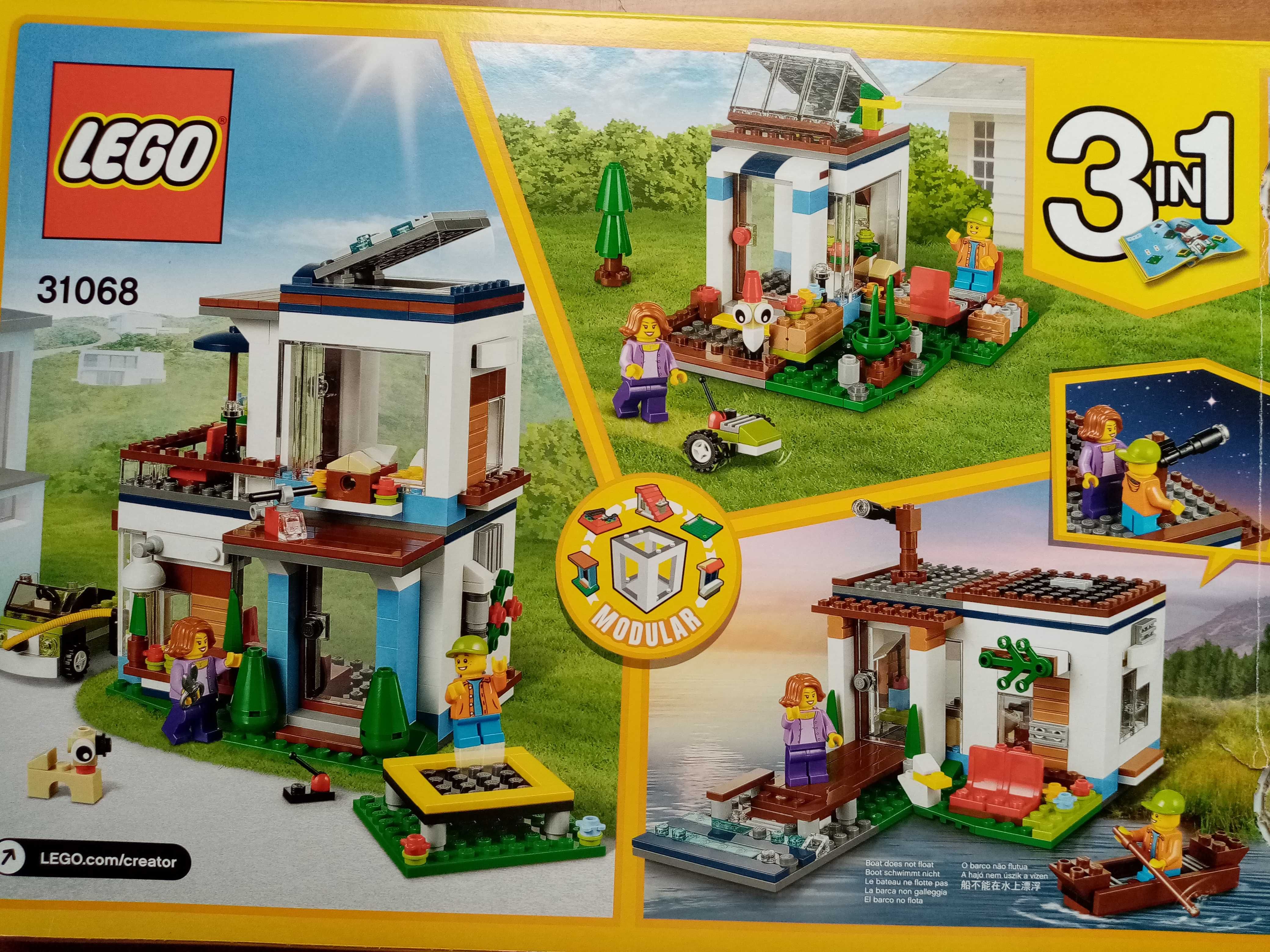 Lego Creator 3 in 1 Nr. 31068 Locuinta moderna (8-12 ani)