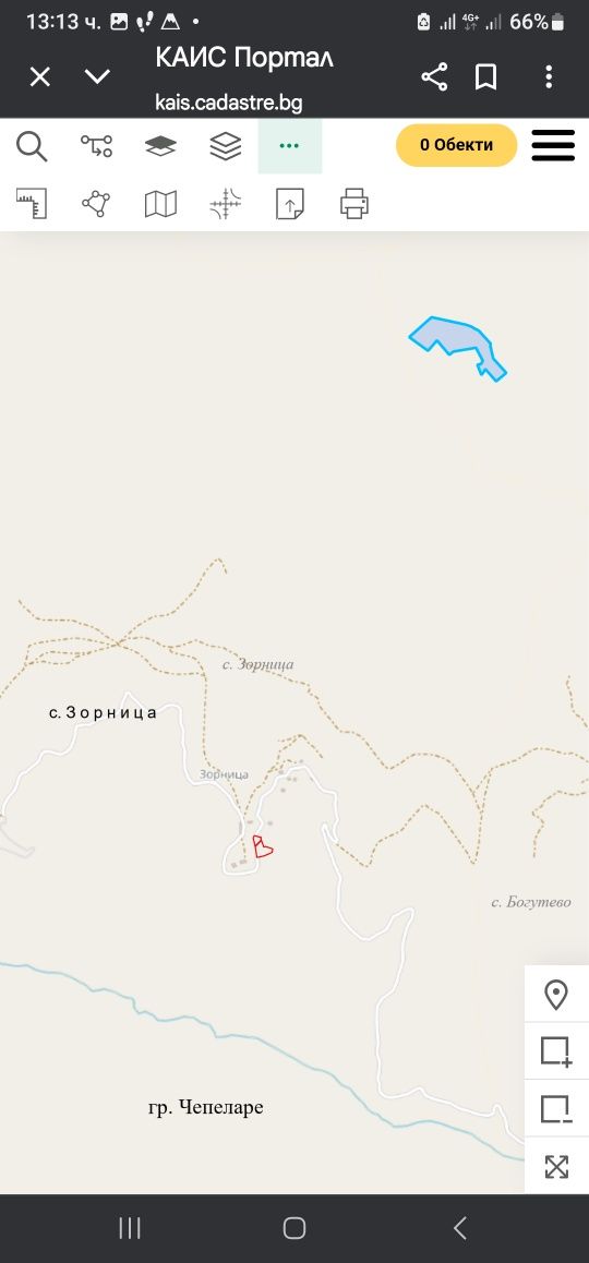 Продавам иглолистна гора 43 декара в земеделска земя до Чепеларе