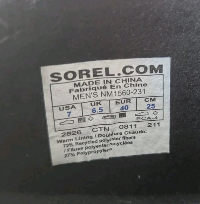 Încălțăminte/Ghete de iarnă pentru bărbați, Firma Sorel. Mărimea 40