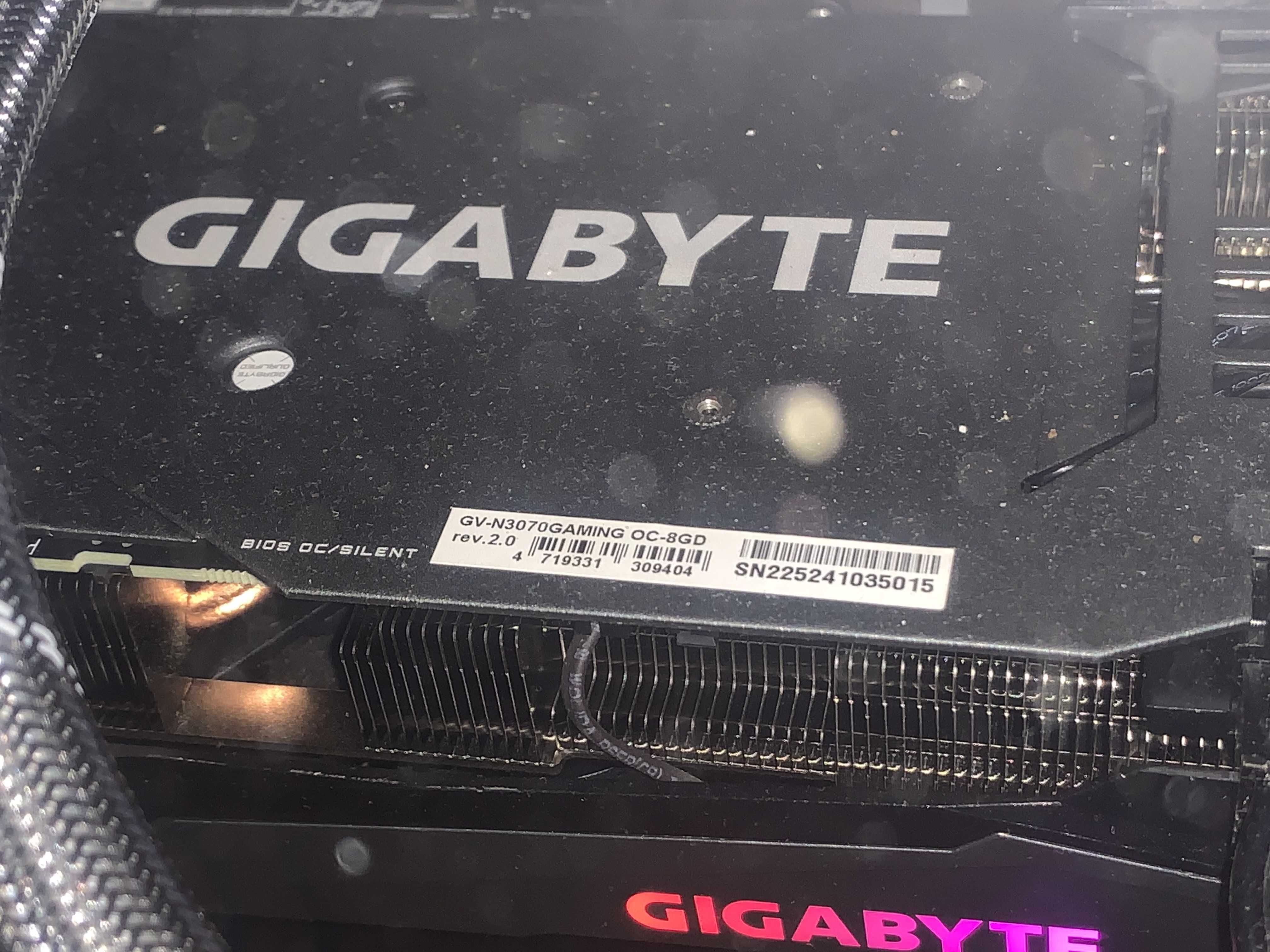Placa video Gigabyte GeForce RTX 3070 gaming oc v2 lhr