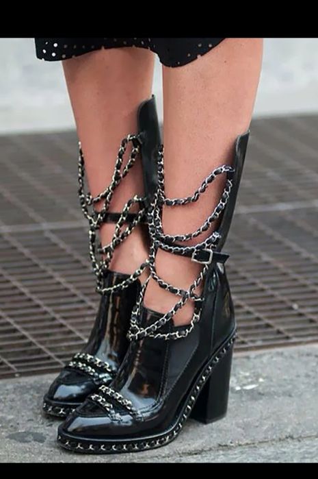 Сапоги ботильоны