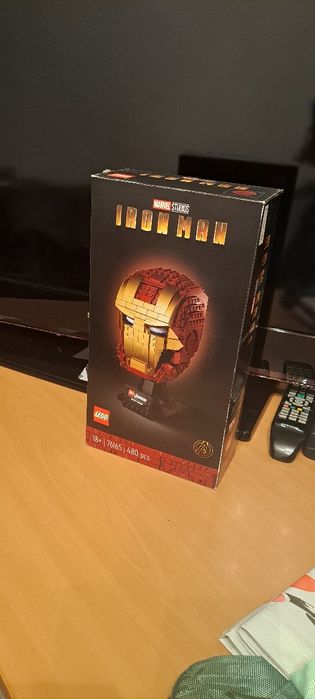 Lego Iron man helmet