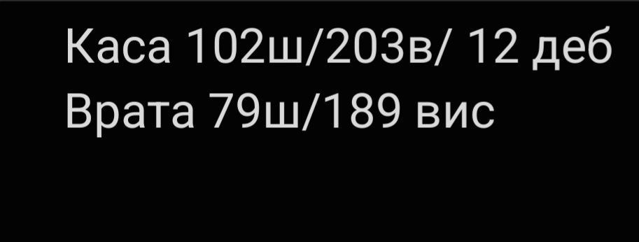 Външна метална врата