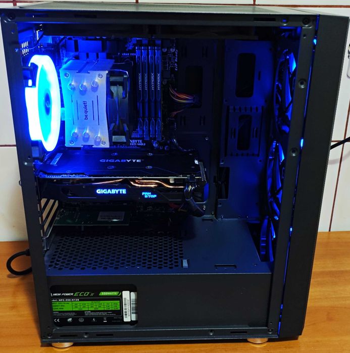 PC Gaming RGB RX580 8Gb, 16GB Ram