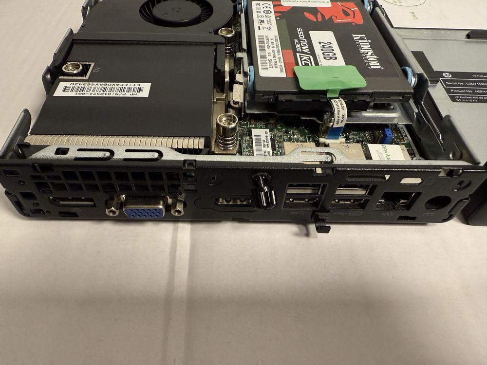 HP ProDesk 600 G2 mini, 8GB, SSD 240GB
