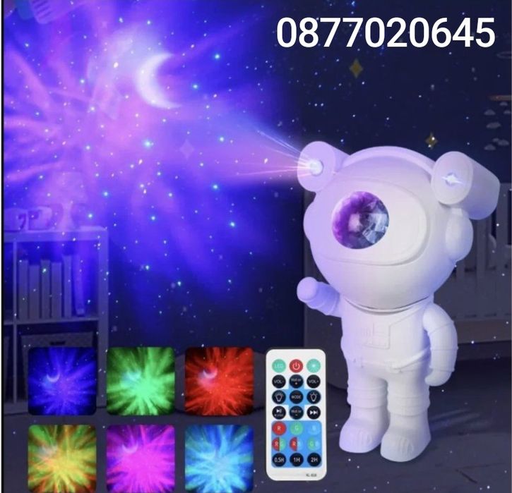 Лампа астронавт прожектор, LED, дистанционно