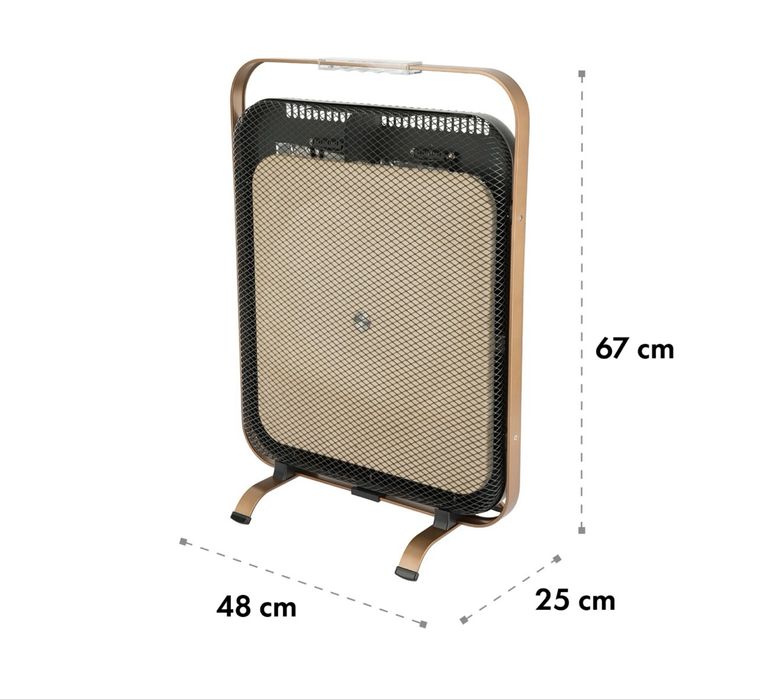 Klarstein HeatPal Инфрачервен нагревател Меден металик