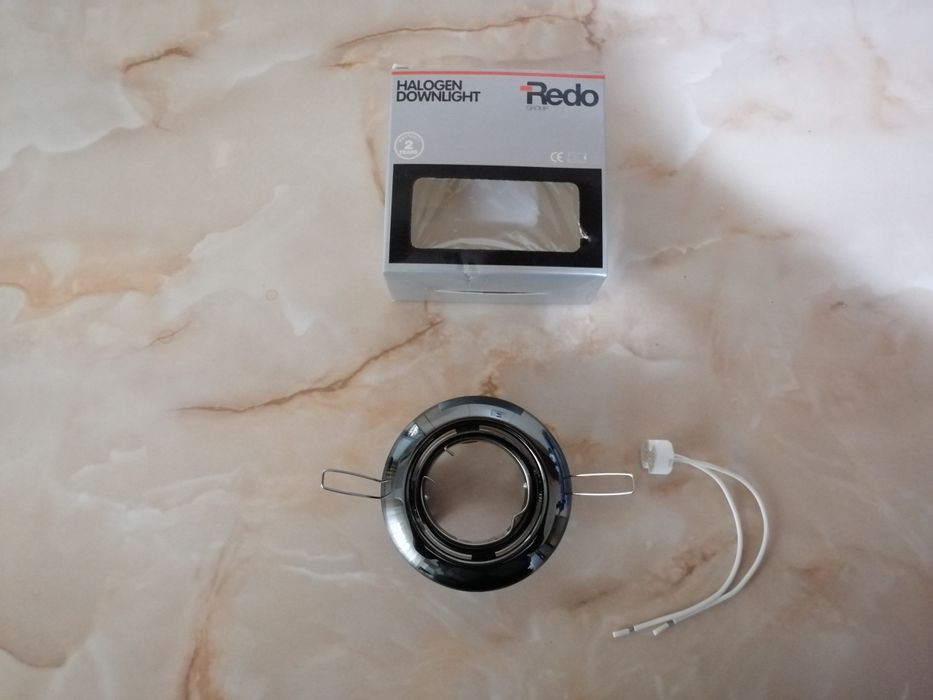 Spoturi Redo cromate, 12V, fara bec, 6 buc., Noi!, Tipla !