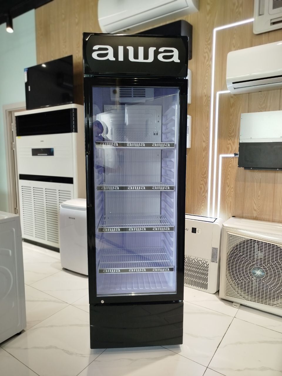 Витринный холодильник400L