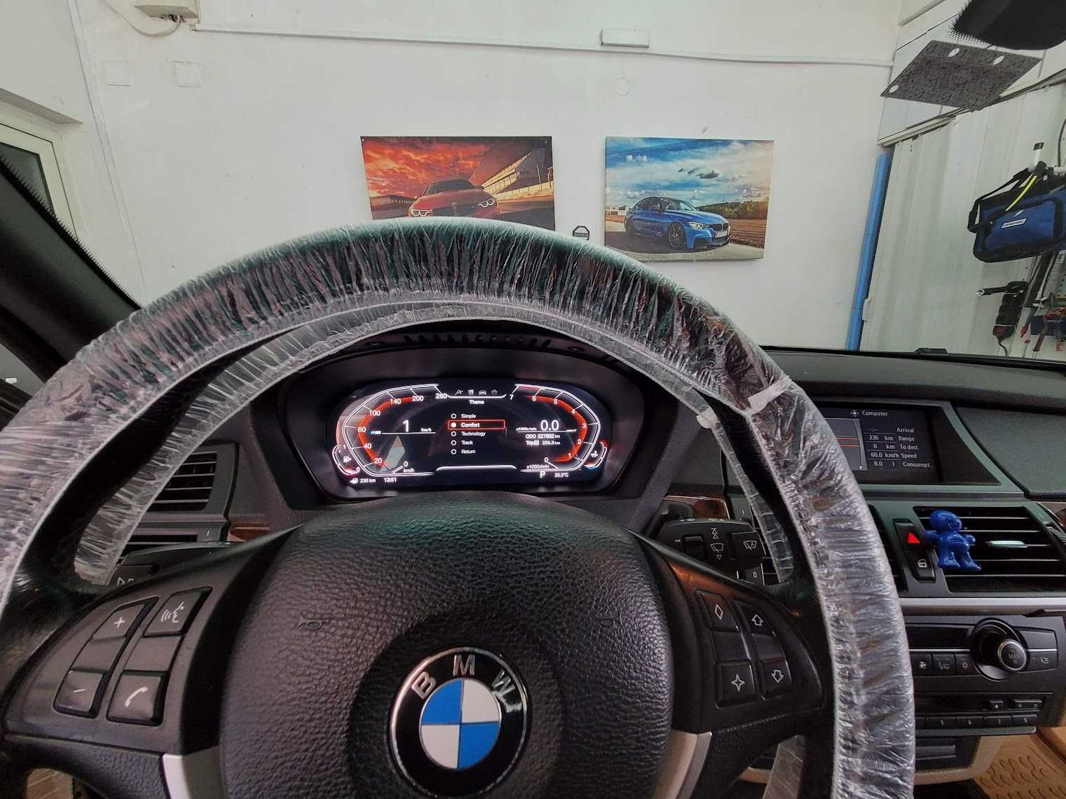 Дигитално табло километраж за BMW X5 X6 E70 E71 БМВ Е70 Е71