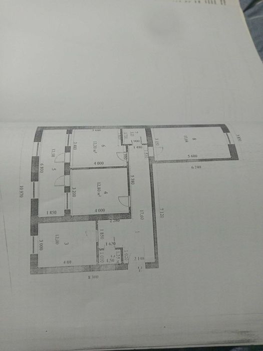 Ургенч шахрида 3 хонали кв сотилади