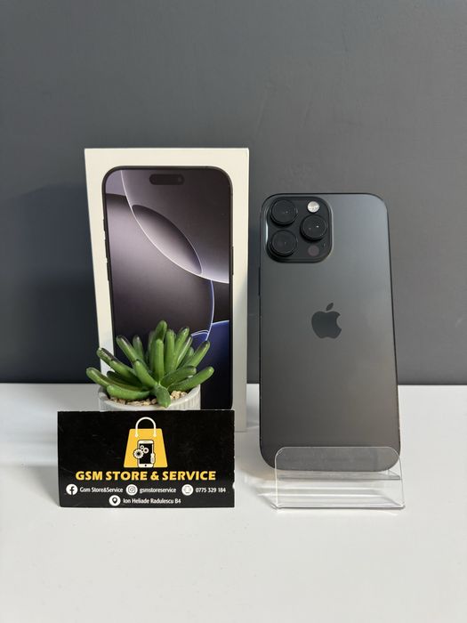 Iphone 16 Pro Max Black Titanium 256Gb Garantie Gsm Store&Service