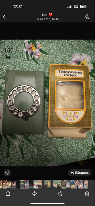 Telephone index tip agenda