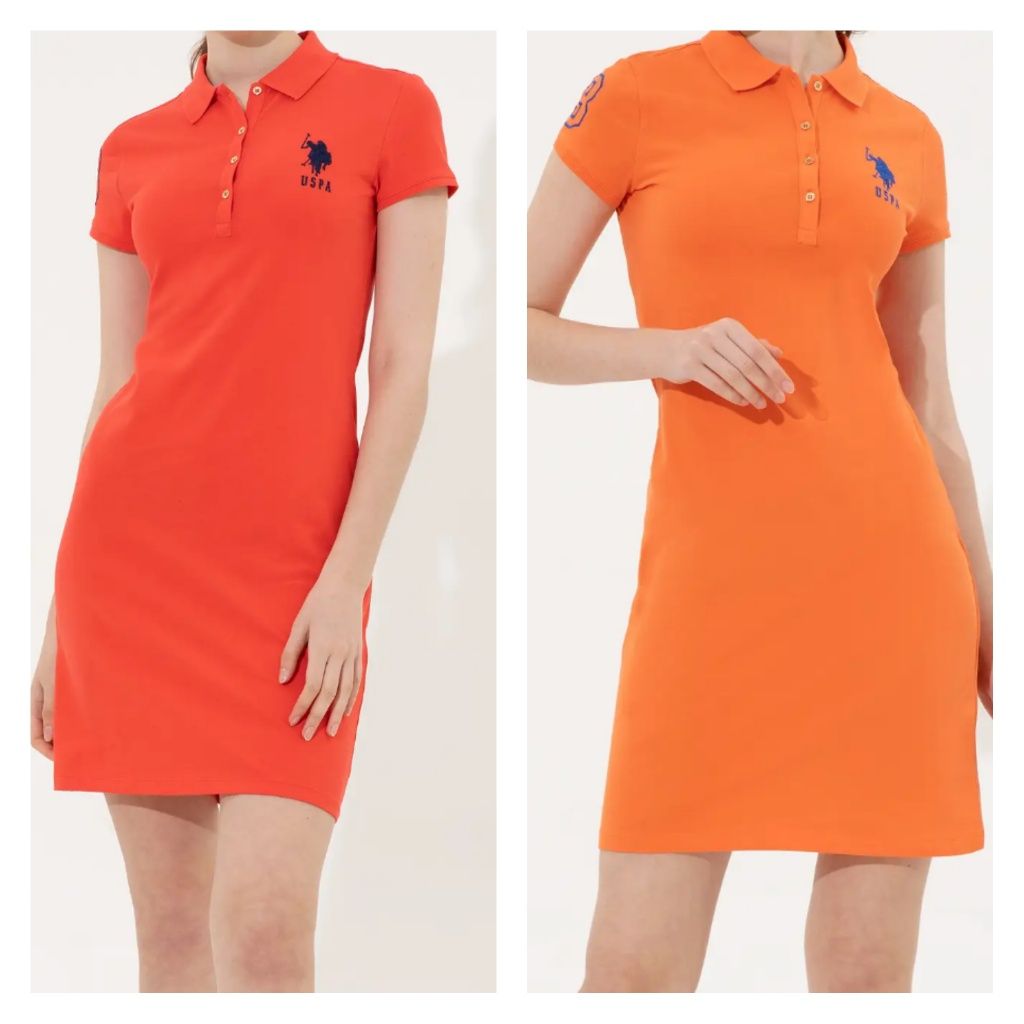 U.S. Polo Assn.2XS, XS,S,M,L,XL,2XL Оригинални дамски рокли
