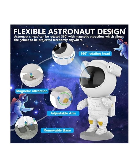 Proiector de stele Astronaut cu telecomanda