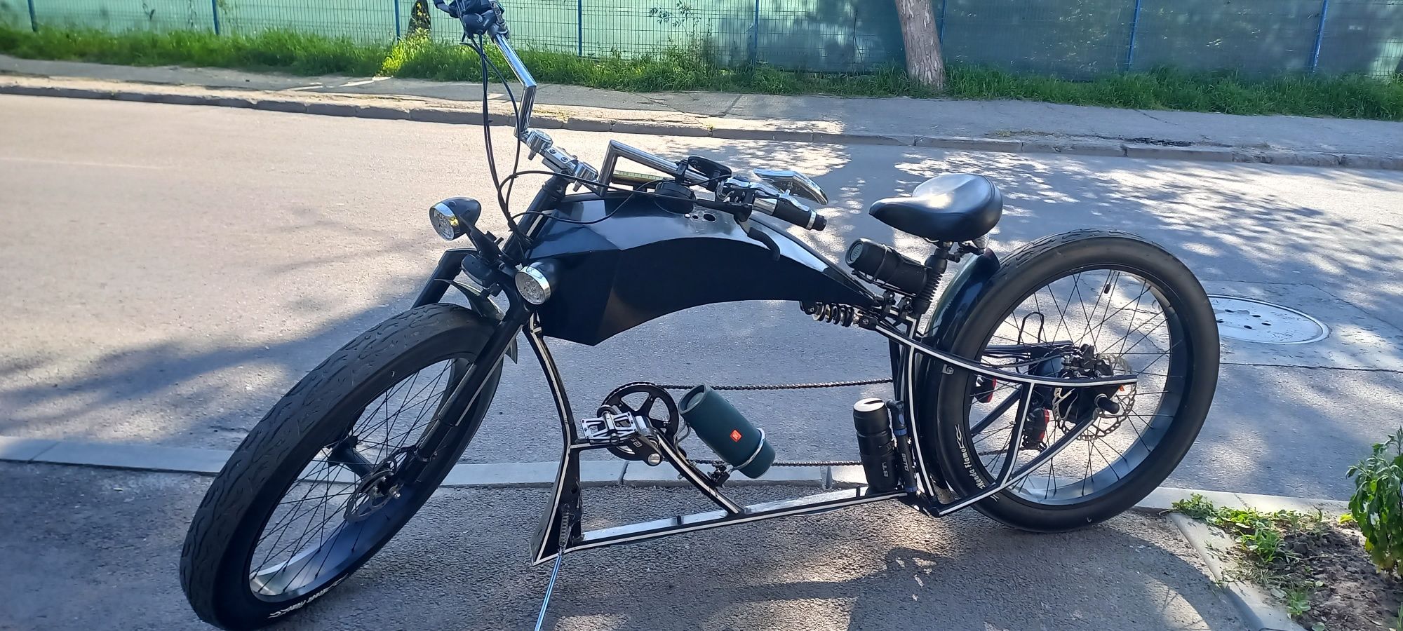 bicicletă electrică chopper Indian bike custom cruiser