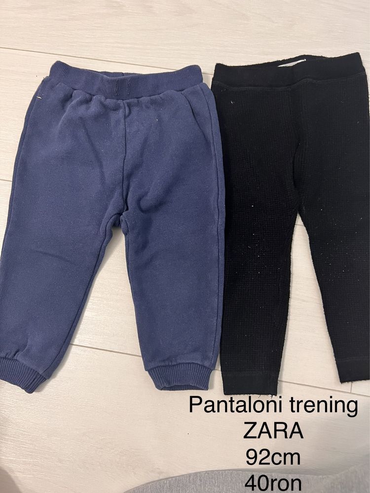 Pantaloni trening Zara 92cm(1-2ani)