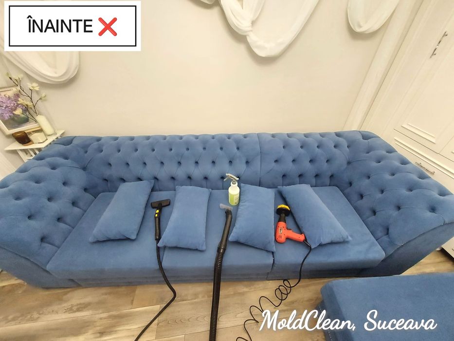 Servicii de Curățare/Igienizare -Canapele, scaune, fotolii, tapiterii