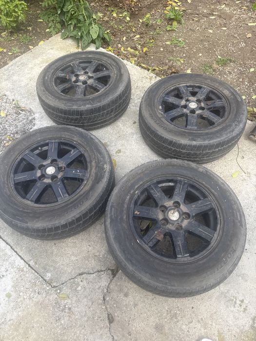 Set jante aliaj r 17 cu anvelope iarna