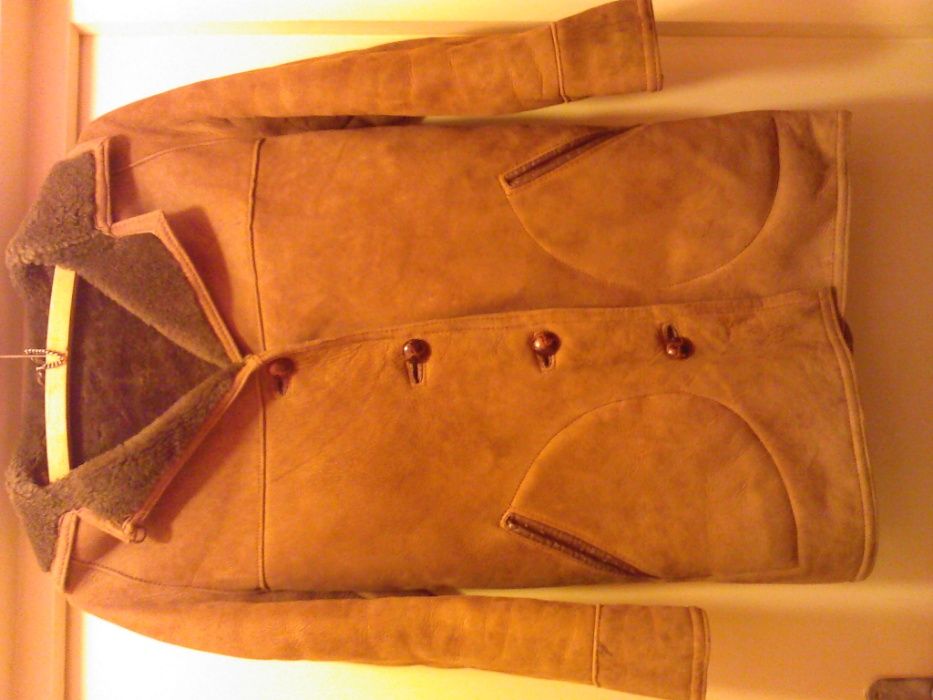 Cojoc blana naturala Anglia tip Alain Delon. gros. stare f. buna