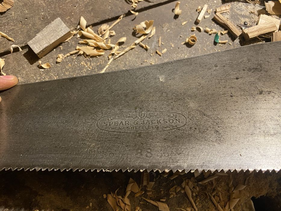 Английски трион Spear and Jackson, над 90-годишен