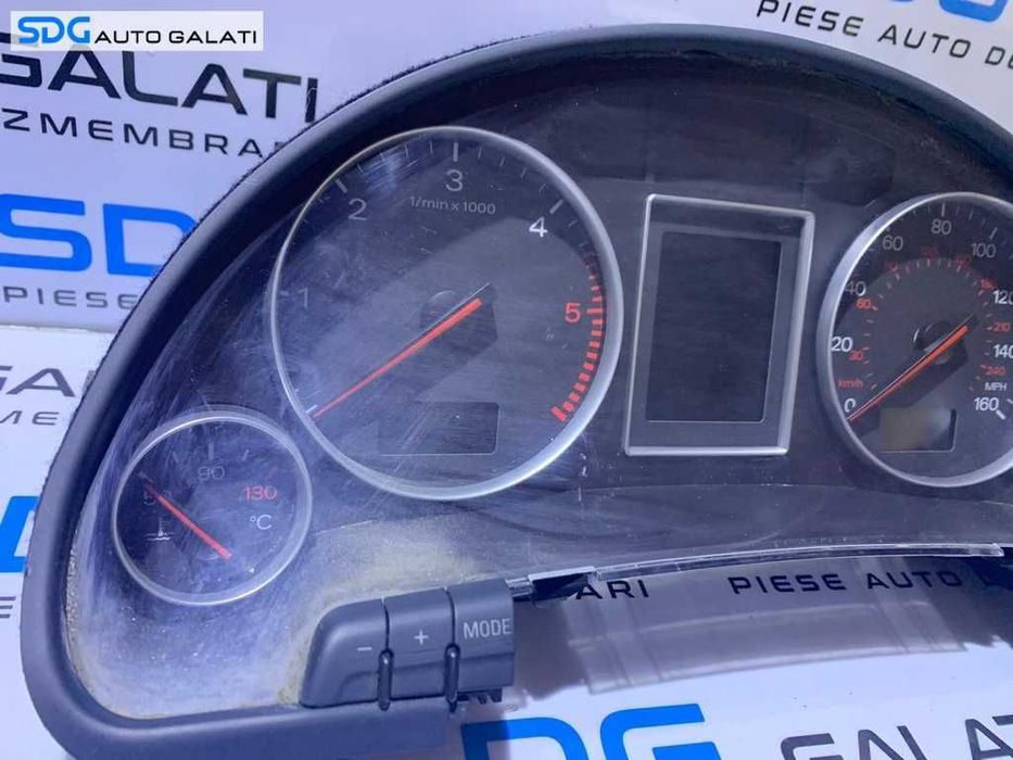 Ceas Ceasuri Bord cu Maxidot Audi A4 B6 2001 - 2005 Cod 8E0920950J 8E0920950JX 0263626037