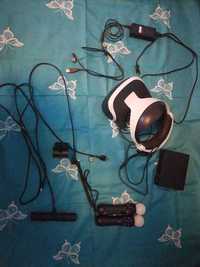 PlayStation VR 1 (PSVR 1 v2 + Camera Sony + controlere PS Move Motion)