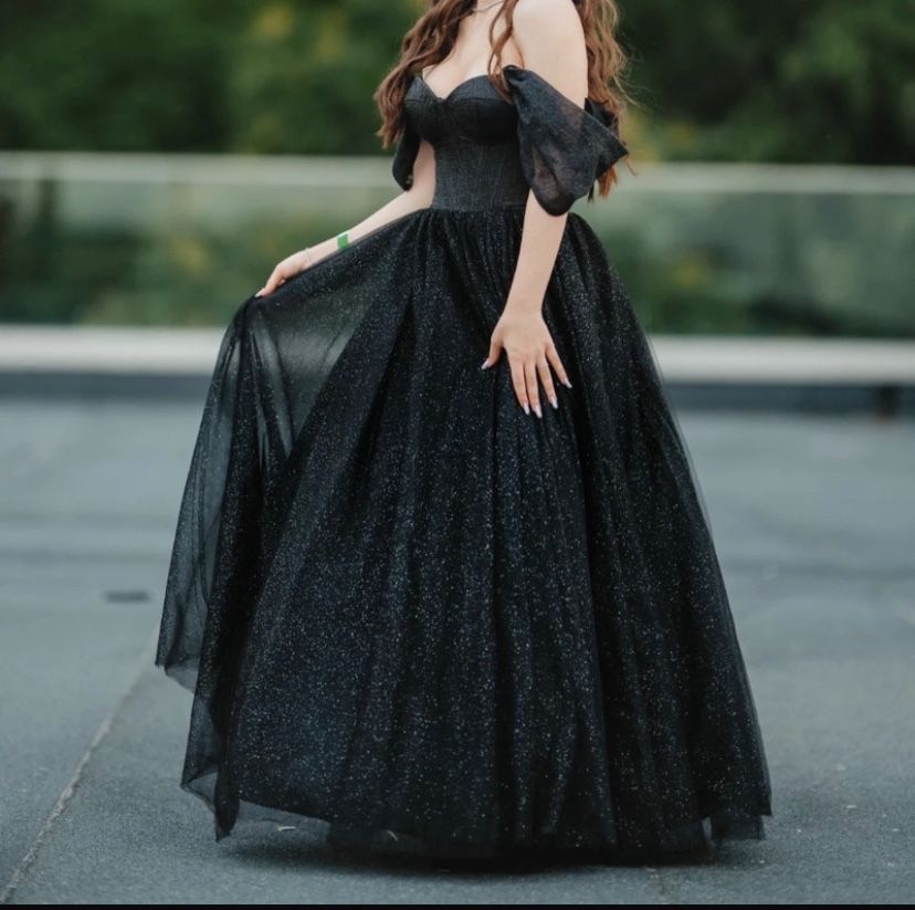 Rochie Superbă Eveniment Banchet cu Sclipici și Corset