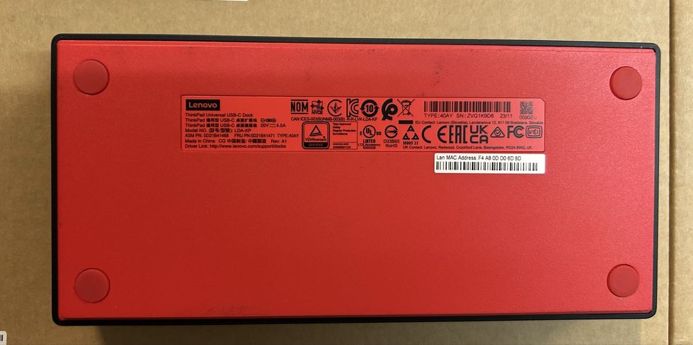 Докинг станция Lenovo ThinkPad Thunderbolt 4 Smart Dock (EU)