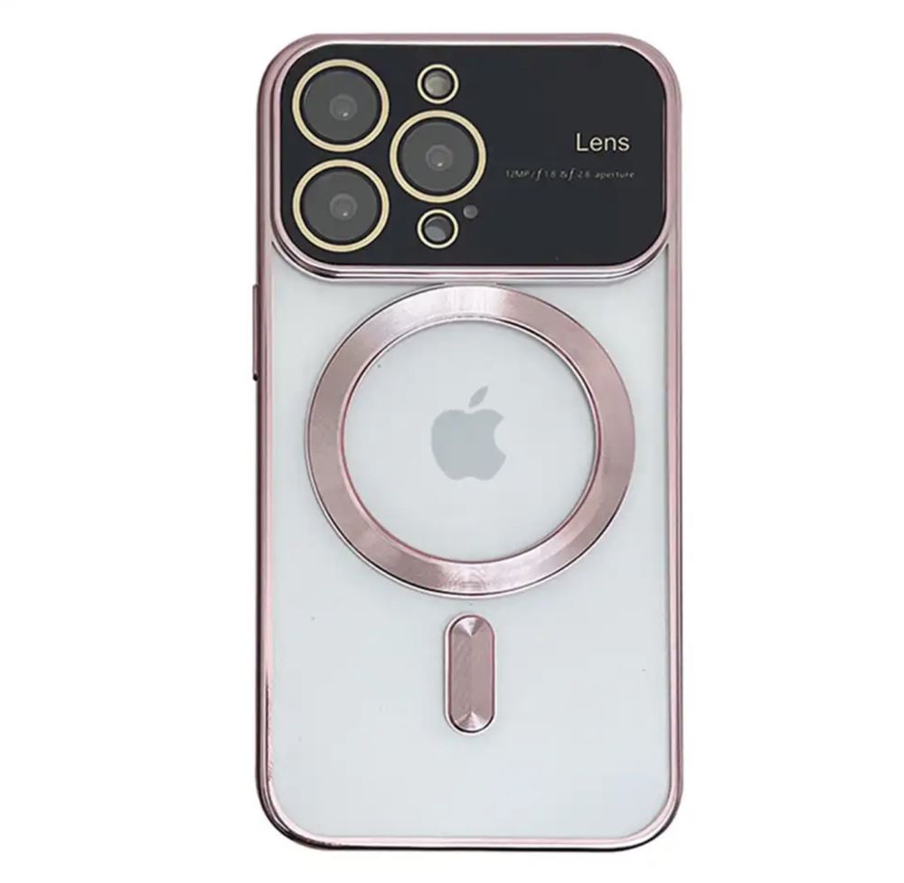 Iphone 15/PRO/PLUS/PRO MAX - Husa Silicon Magsafe Camera Lens