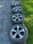 Jante originale Mercedes, de 18, cu anvelope Hankook, 235 60 R18