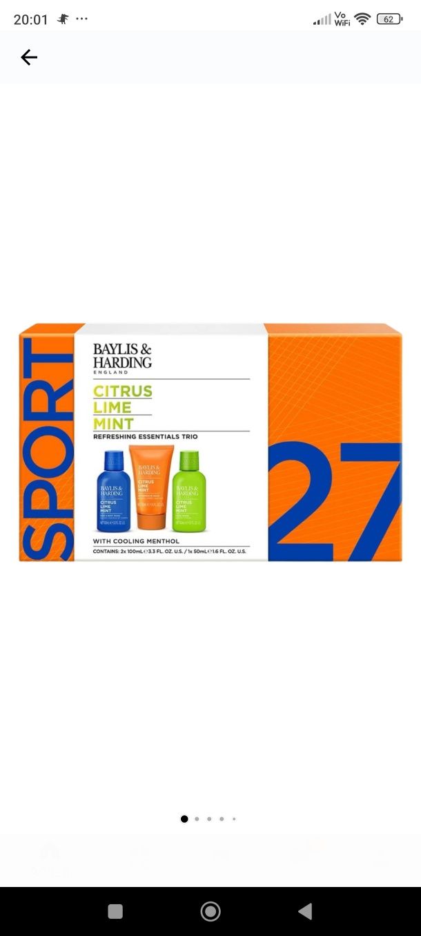 Set cosmetice bărbați Baylis&Harding