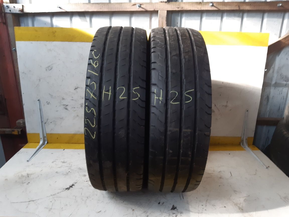 225/75/16C 2× Continental vara 116r dot 1816  6..48mm