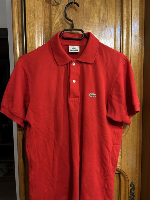 Lacoste polo shirt red