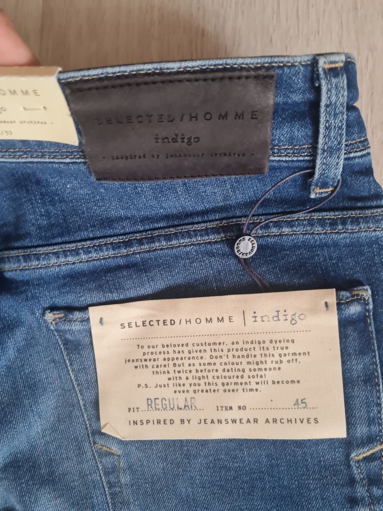 Дънки Selected homme indigo