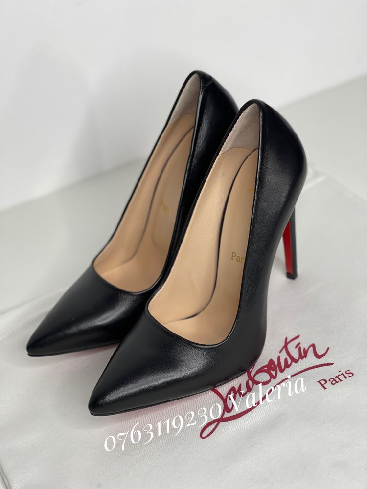 Pantofi Christian Louboutin So Kate Piele Naturala