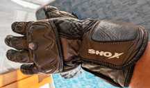 Manusa moto piele Shox, L