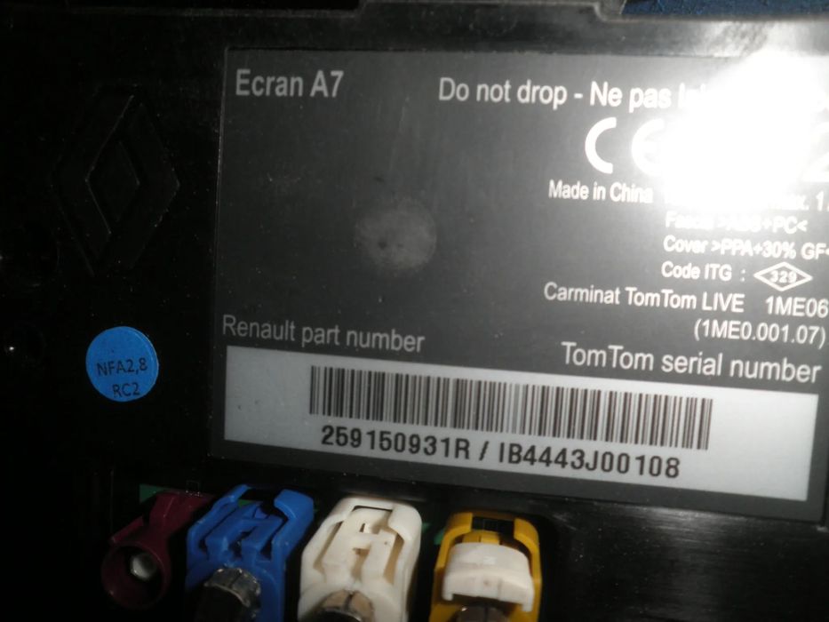 Display navigatie Renault Megane 3 259153411R 259150931R
