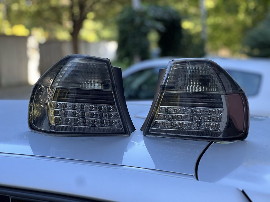Led  външени стопове бели за BMW E90