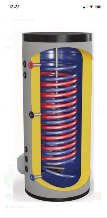 Vand boiler termoelectric romstal vision