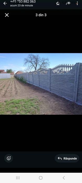 Gard de beton cel mai bun preț