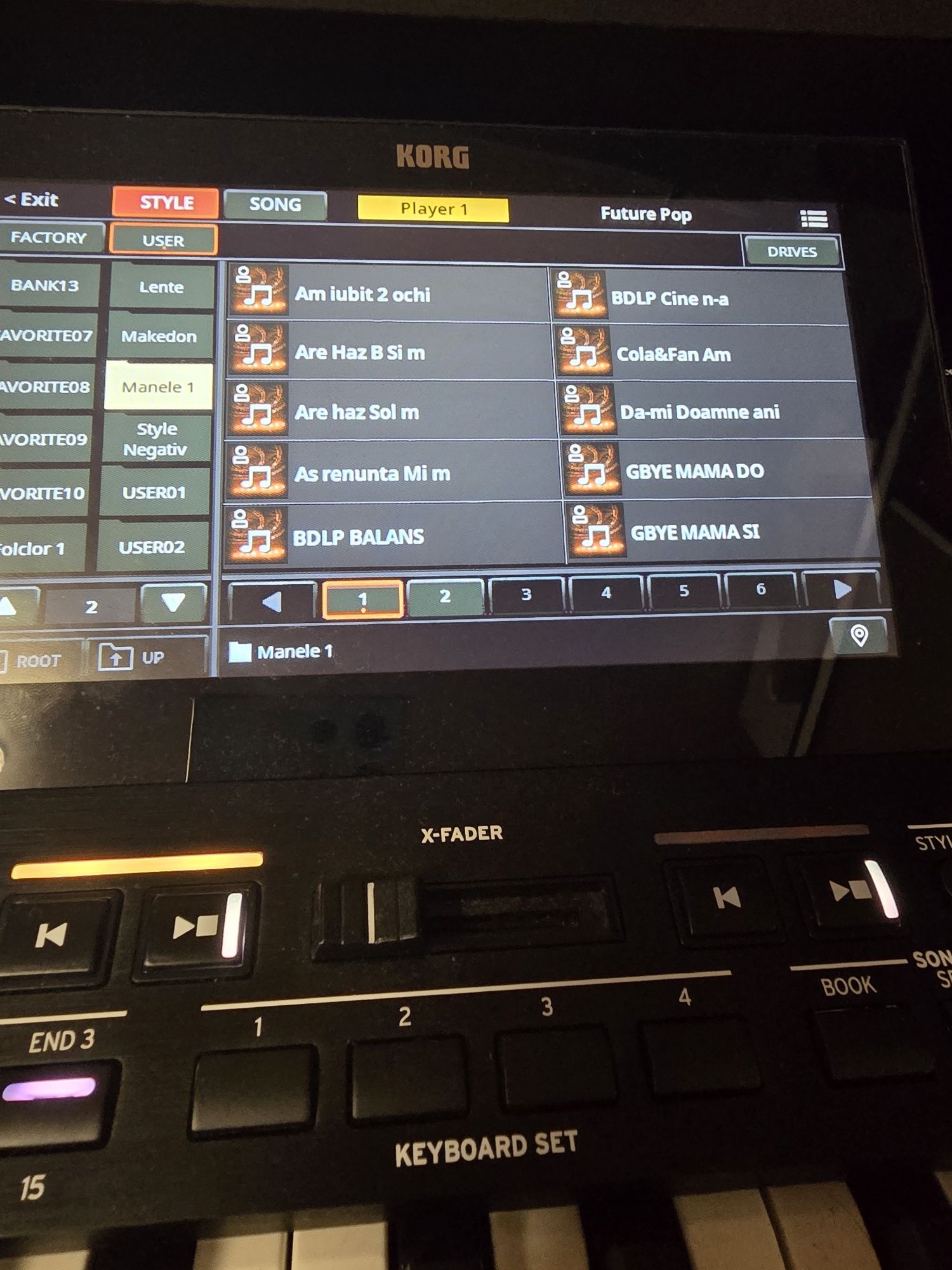 Set korg pa5x 2025 introduceri  noi piese facute la comanda 2025