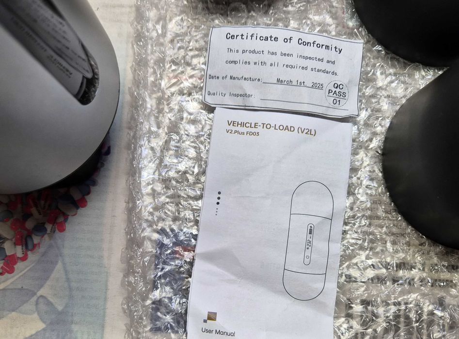 Vehicle-to-Load V2L Превърнете Колата си в Източник на Ток 3.6kw