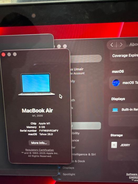 Macbook Air 2022 M1