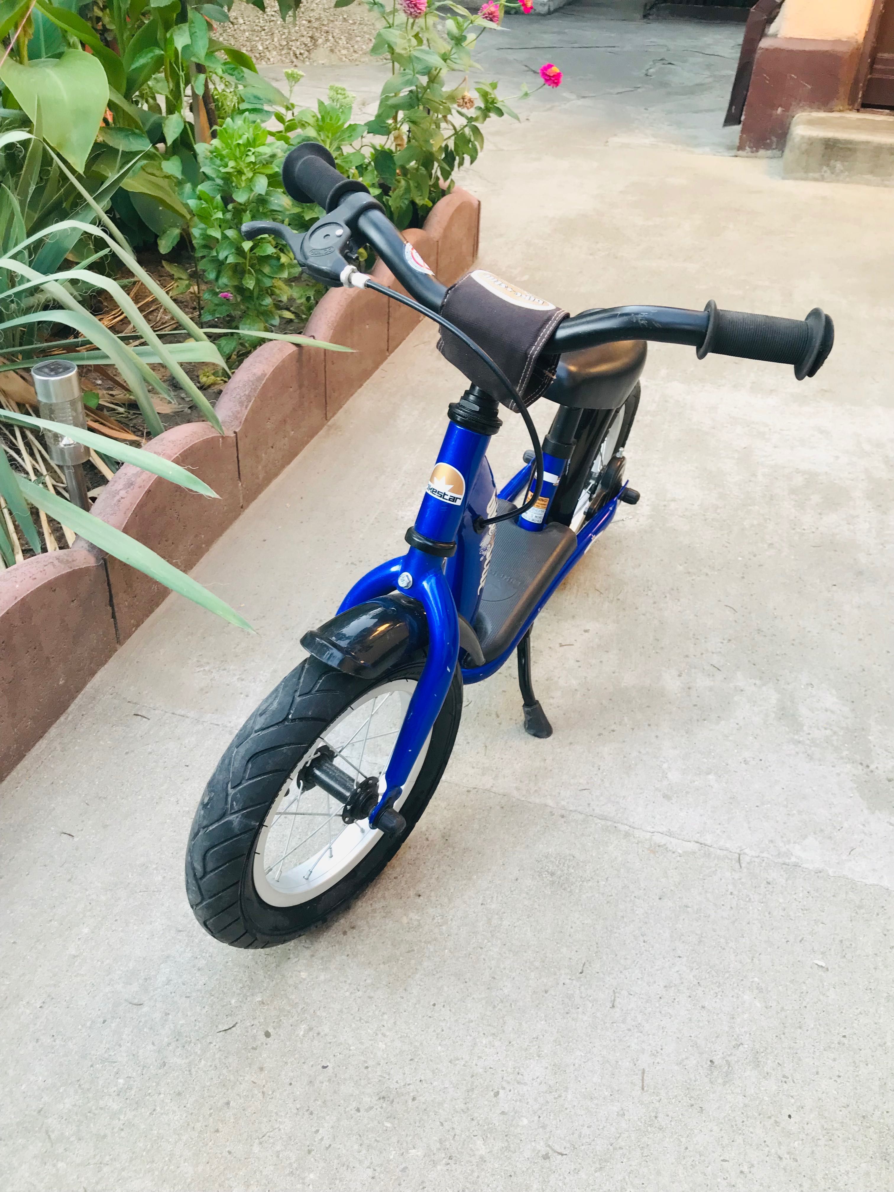 Bicicleta copii Bikestar 12 inch , 2 - 4 ani, fără pedale