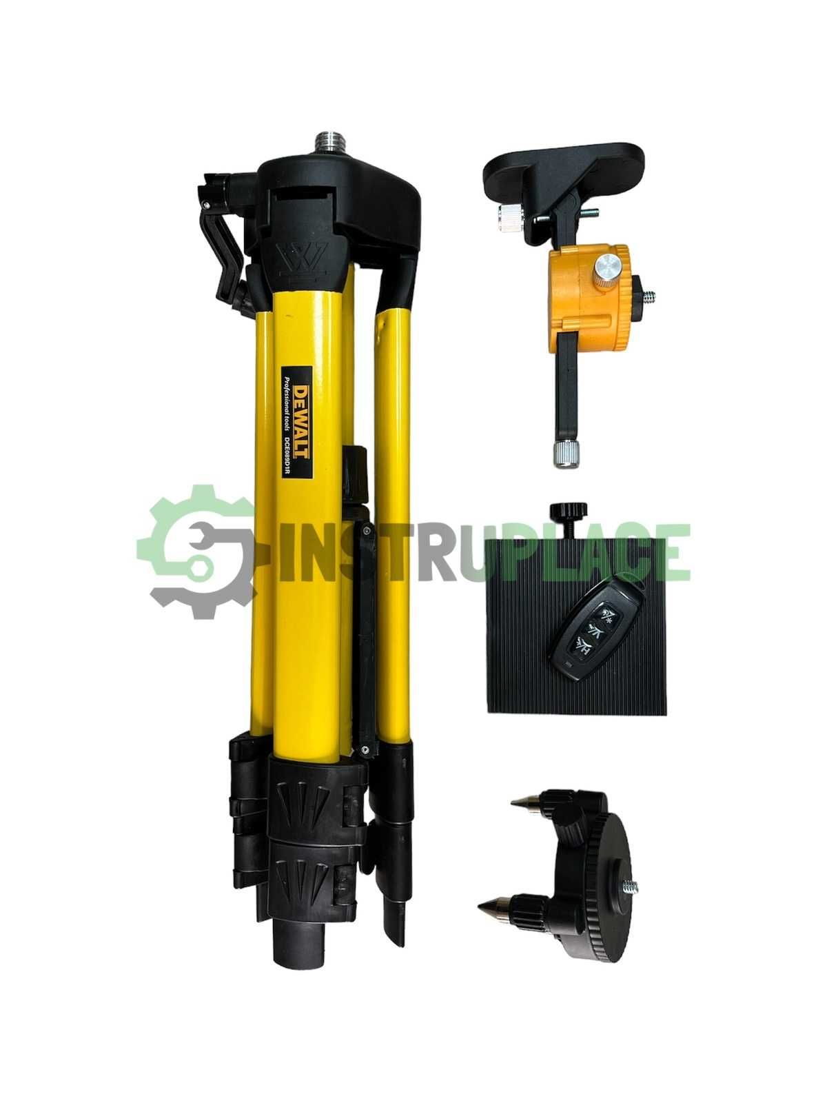 4D ЛАЗЕРЕН НИВЕЛИР DeWalt с 16 линии 4 точков Зелен Лъч + ПРИЕМНИК 30м