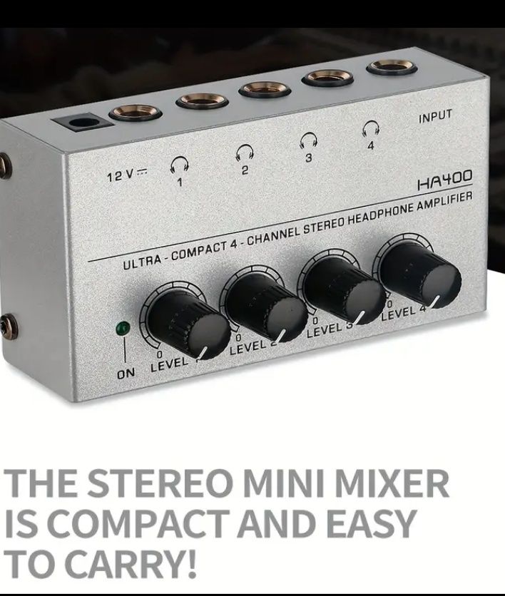 Стерео HI-FI  усилвател за слушалки